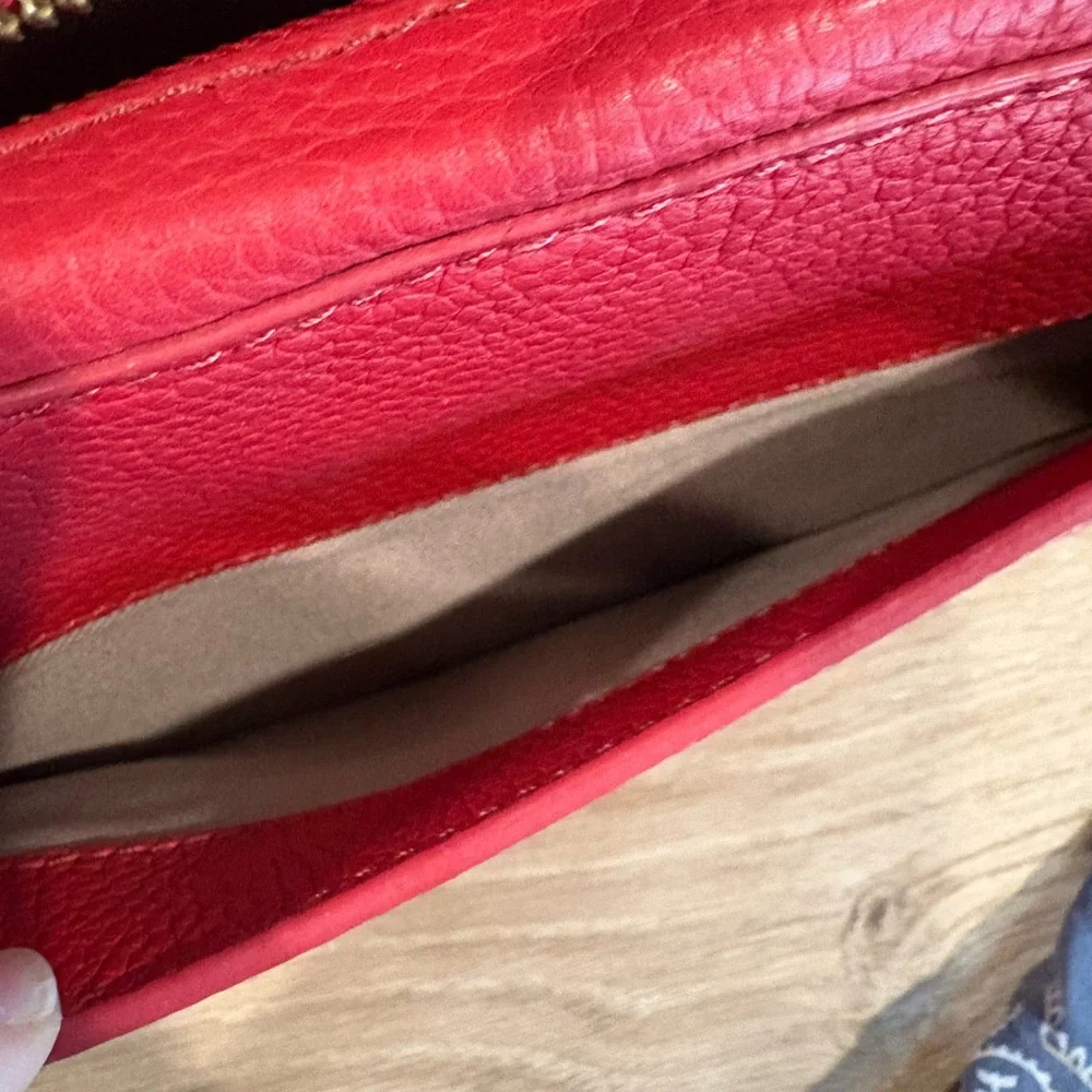 Red Leather Cuyana Crossbody Bag/Purse - Picture 7 of 7